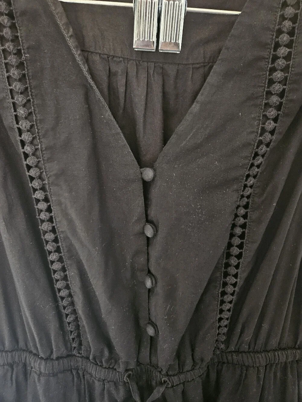 J. Crew x Point Sur Pom Pom Cotton Midi